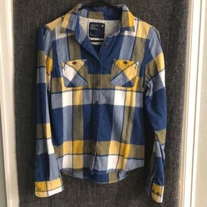 American Eagle flannel button up